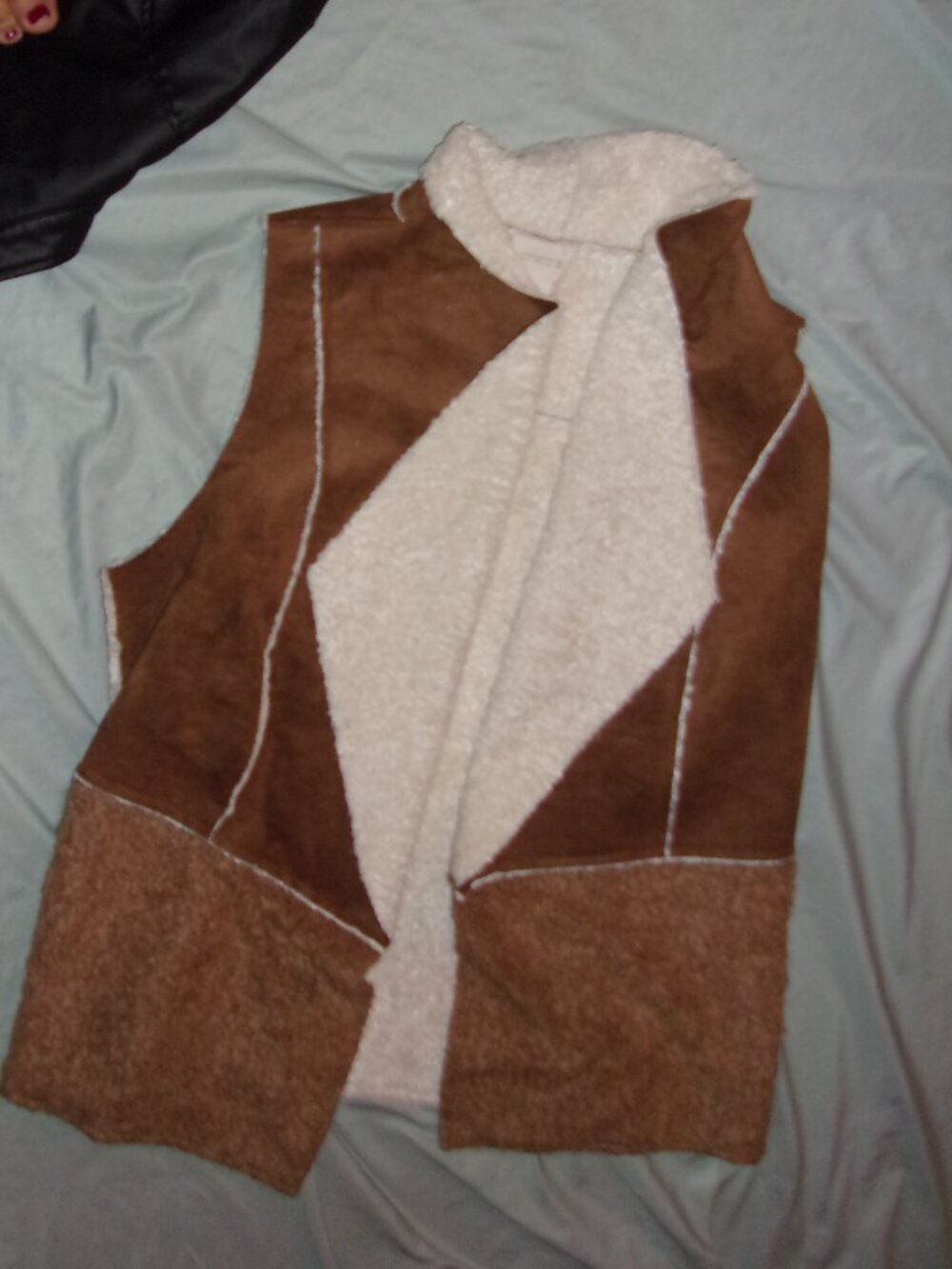 wool chicos one size fits most  womens festival faux leather western gorpcore